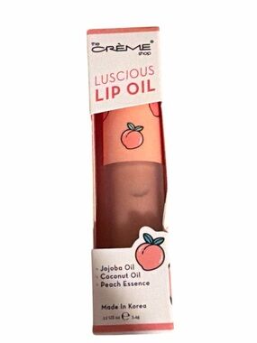 The Crème Shop Luscious Lip Oil — Peach Tint